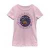Fifth Sun Disney Little & Big Kid Girls Crew Neck Short Sleeve Regular Fit Encanto Graphic T-shirt In Pink