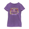 Fifth Sun Disney Little & Big Kid Girls Crew Neck Short Sleeve Regular Fit Encanto Graphic T-shirt In Purple