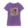 Fifth Sun Disney Little & Big Kid Girls Crew Neck Short Sleeve Regular Fit Encanto Graphic T-shirt In Purple