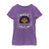 Fifth Sun Disney Little & Big Kid Girls Crew Neck Short Sleeve Regular Fit Encanto Graphic T-shirt In Purple