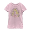 Fifth Sun Disney Little & Big Kid Girls Crew Neck Short Sleeve Regular Fit Sleeping Beauty Graphic T-shirt In Pink