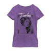 Fifth Sun Girls Crew Neck Short Sleeve Regular Fit Star Wars Graphic T-shirt In Purple