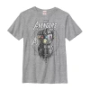Fifth Sun Little & Big Kid Boys Crew Neck Short Sleeve Regular Fit Avengers Marvel Graphic T-shirt In Gray