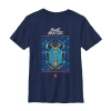 Fifth Sun Little & Big Kid Boys Crew Neck Short Sleeve Regular Fit Blue Beetle Graphic T-shirt In Blue