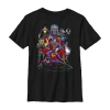 Fifth Sun Little & Big Kid Boys Crew Neck Short Sleeve Regular Fit Dc Comics Graphic T-shirt In Black