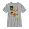 Fifth Sun Little & Big Kid Boys Crew Neck Short Sleeve Regular Fit Dc Comics Graphic T-shirt In Gray