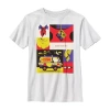 Fifth Sun Little & Big Kid Boys Crew Neck Short Sleeve Regular Fit Scooby Doo Graphic T-shirt In White