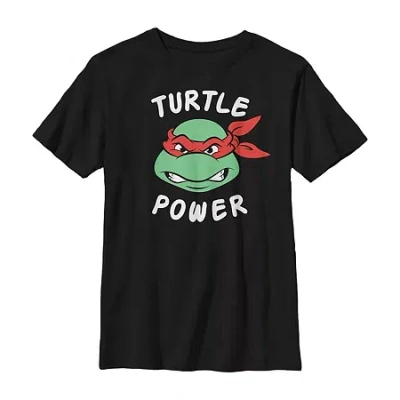 Fifth Sun Little & Big Kid Boys Crew Neck Short Sleeve Regular Fit Teenage Mutant Ninja Turtles Graphic T-shir In Black