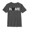 Fifth Sun Little & Big Kid Boys Crew Neck Short Sleeve Slim Fit Mickey Mouse Graphic T-shirt In Gray