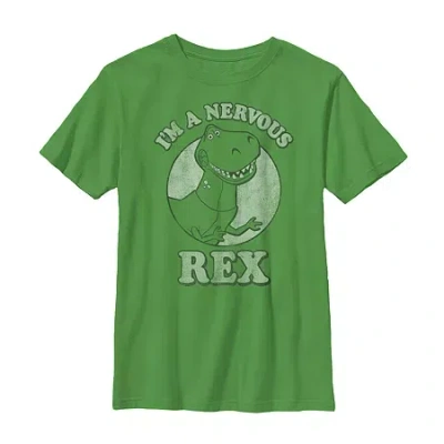 Fifth Sun Little & Big Kid Boys Crew Neck Short Sleeve Slim Fit Toy Story Graphic T-shirt In Green