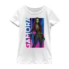 Fifth Sun Little & Big Kid Girls Crew Neck Short Sleeve Regular Fit Guardians Of The Galaxy Graphic T-shirt In White