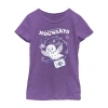 Fifth Sun Little & Big Kid Girls Crew Neck Short Sleeve Regular Fit Harry Potter Graphic T-shirt In Purple