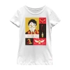 Fifth Sun Little & Big Kid Girls Crew Neck Short Sleeve Regular Fit Harry Potter Graphic T-shirt In White