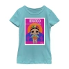 Fifth Sun Little & Big Kid Girls Crew Neck Short Sleeve Regular Fit Lol Graphic T-shirt In Blue
