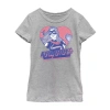 Fifth Sun Little & Big Kid Girls Crew Neck Short Sleeve Regular Fit Marvel Graphic T-shirt In Gray