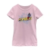 Fifth Sun Little & Big Kid Girls Crew Neck Short Sleeve Regular Fit Marvel Graphic T-shirt In Pink