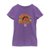 Fifth Sun Little & Big Kid Girls Crew Neck Short Sleeve Regular Fit Marvel Moon Girl Graphic T-shirt In Purple