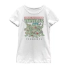 Fifth Sun Little & Big Kid Girls Crew Neck Short Sleeve Regular Fit Teenage Mutant Ninja Turtles Graphic T-shi In White