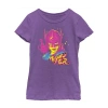 Fifth Sun Little & Big Kid Girls Crew Neck Short Sleeve Regular Fit Thor Graphic T-shirt In Purple