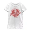 Fifth Sun Little & Big Kid Girls Crew Neck Short Sleeve Slim Fit Toy Story Graphic T-shirt In White