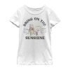 Fifth Sun Little & Big Kid Girls Crew Neck Short Sleeve Slim Fit Winnie The Pooh Graphic T-shirt In White