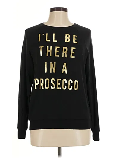 Pre-owned Fifth Sun Long Sleeve Top Gold Crew Neck Tops