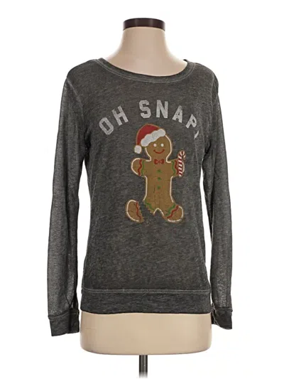 Pre-owned Fifth Sun Long Sleeve T-shirt In Gray