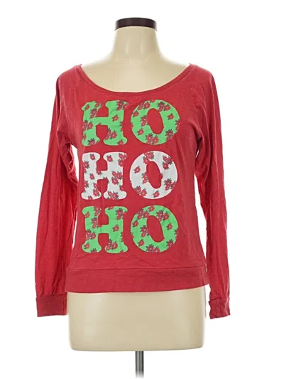 Pre-owned Fifth Sun Long Sleeve T-shirt In Red