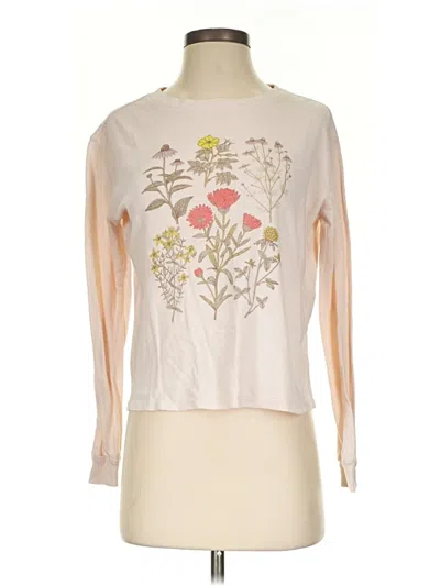 Pre-owned Fifth Sun Long Sleeve T-shirt In White