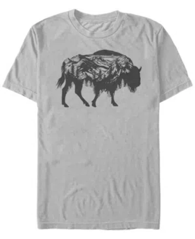 Fifth Sun Men's Adventure Short Sleeve Crew T-shirt In Silver