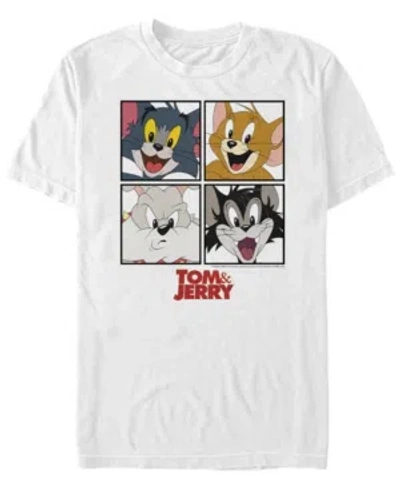 Fifth Sun Men's All Boxed Short Sleeve Crew T-shirt In White