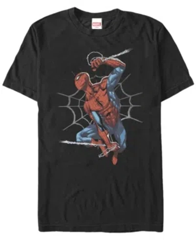 Fifth Sun Men's Another Spiderman Short Sleeve Crew T-shirt In Black