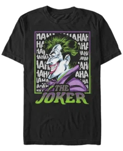 Fifth Sun Men's Batman Joker Short Sleeve T-shirt In Black