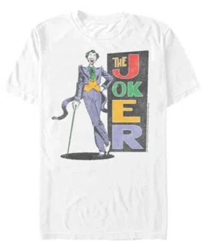 Fifth Sun Men's Batman Thrift Joke Short Sleeve T-shirt In White