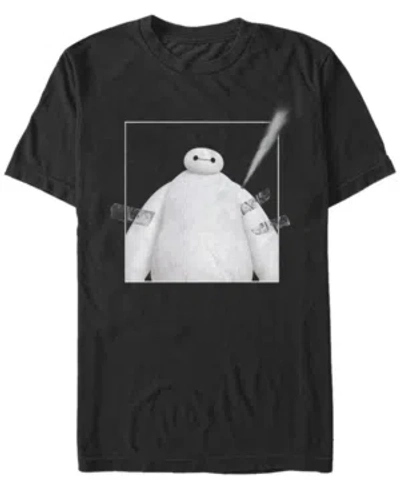 Fifth Sun Men's Baymax Taped Short Sleeve Crew T-shirt In Black