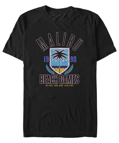 Fifth Sun Men's Beach Games Short Sleeves T-shirt In Black