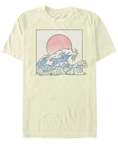 Fifth Sun Men's Beach Waves Short Sleeves T-shirt In Natural