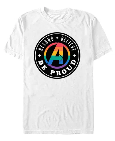 Fifth Sun Men's Belong Believe Be Proud Short Sleeve T-shirt