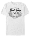 Fifth Sun Men's Best Day Ever Short Sleeve Crew T-shirt In White