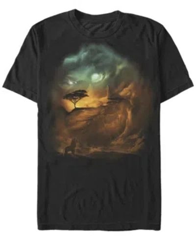 Fifth Sun Men's Birth Of A King Short Sleeve Crew T-shirt In Black