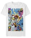 Fifth Sun Men's Blast Comic Cover Short Sleeve Crew T-shirt In White