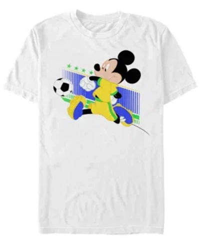 Fifth Sun Men's Brazil Kick Short Sleeve Crew T-shirt In White