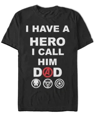 Fifth Sun Men's Call Him Dad Short Sleeve Crew T-shirt In Black