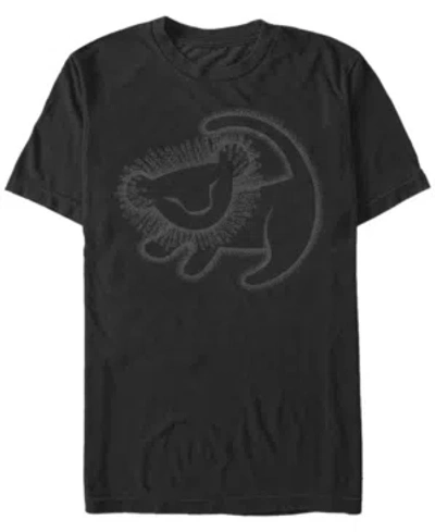 Fifth Sun Men's Cave Painting Short Sleeve Crew T-shirt In Black
