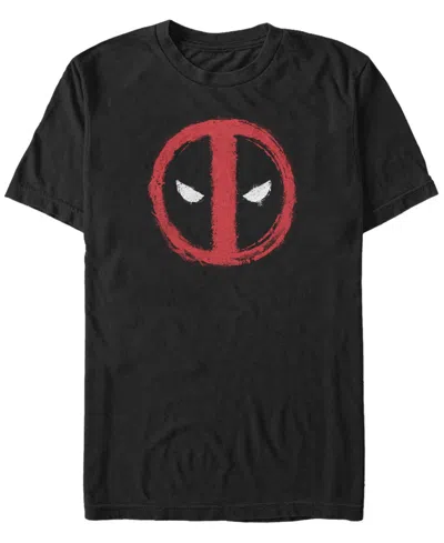 Fifth Sun Men's Chalk Deadpool Short Sleeve T-shirt In Black