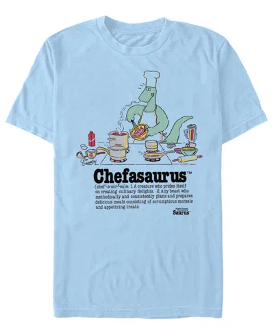 Fifth Sun Men's Chefasaurus Graphic Crewneck Cotton T-shirt In Blue