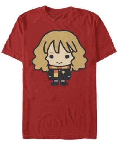 Fifth Sun Men's Chibi Hermione Short Sleeve Crew T-shirt In Red