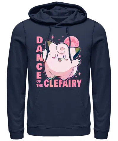 Fifth Sun Men's Clefairy Dance Fleece Pullover Hoodie In Navy