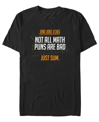 Fifth Sun Men's Dad Joke Number365 Graphic Cotton T-shirt In Black