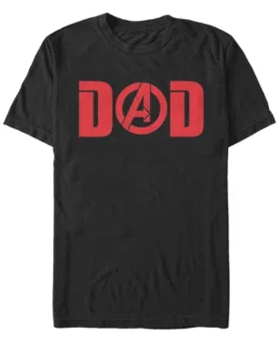 Fifth Sun Men's Dad Short Sleeve Crew T-shirt In Black